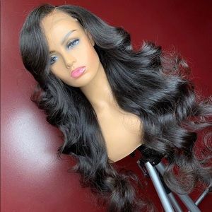 22 inch Brazilian Deep wave frontal wig